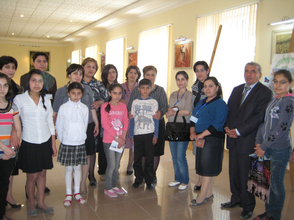 Abidələrimiz gənc rəssamların gözü ilə