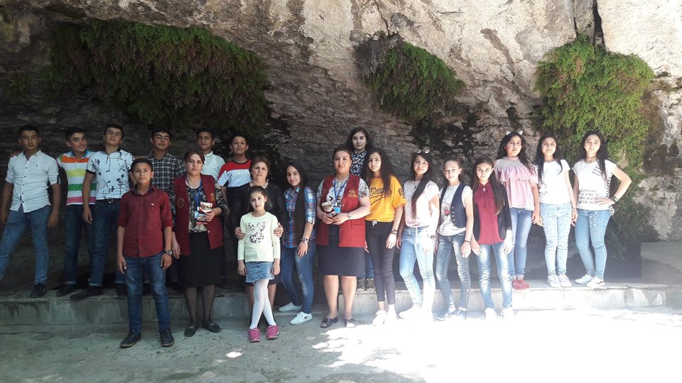 Xanlıqlar kənd orta məktəbinin şagirdlərinin qoruq ərazisinə ekskursiyası