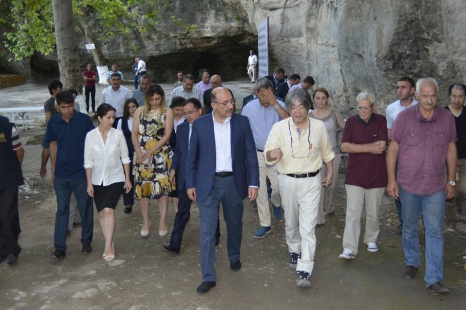 Mədəniyyət Naziri cənab Əbulfəs Qarayev qoruq ərazisində