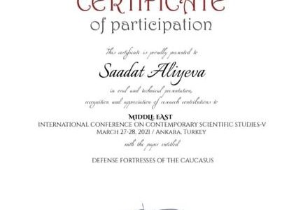 INTERNATIONAL CONFERENCE ON CONTEMPORARY SCIENTIFIC STUDIES-V adlı beynəlxalq konfrans INTERNATIONAL CONFERENCE ON CONTEMPORARY SCIENTIFIC STUDIES-V adlı beynəlxalq konfrans