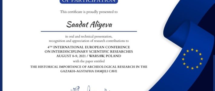 Varşava şəhərində “4th İNTERNATIONAL EUROPEAN CONFERENCE ON INTERDISCIPLINARY SCIENTIFIC RESEARCHES” adlı onlayn konfrans