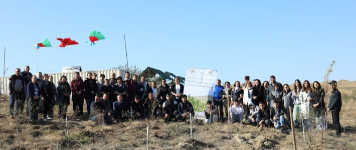 “Yaşıl Dünya Naminə həmrəylik ili” və COP29 çərçivəsində “Keşikçidağ” Dövlət Tarix-Mədəniyyət qoruğu tərəfindən təşkil edilən ekoloji davamlılıq, yaşıllıq zonalarının bərpası və genişləndirilməsini təşviq edən ağacəkmə aksiyasında “Avey” Dövlət Tarix-Mədəniyyət qoruğunun əməkdaşları da iştirak etmişdirlər