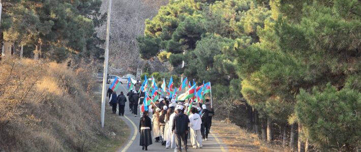 “Dalğalan zirvələrdə uca bayrağım” – Damcılıda Konstitusiya və Suverenlik ilinə həsr olunan maarifləndirici yürüş